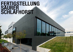 Fertigstellung Saurer Schlafhorst